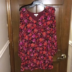 Floral Open Sleeved dress